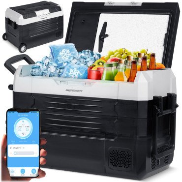Icemax 400 Berdsen — компрессорный туристический холодильник, 40 л (чёрно-серый)