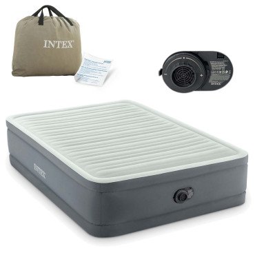 Надувной матрас 191x137x46 см со встроенным электрическим насосом INTEX 64904ND