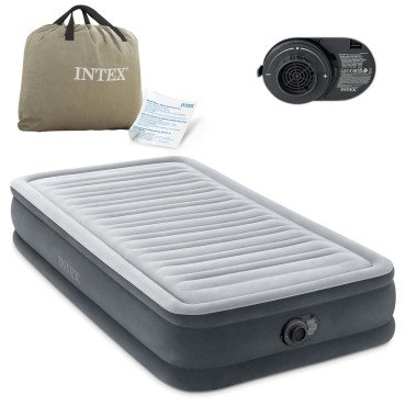Надувной матрас 191x99x33 см со встроенным электрическим насосом INTEX 67766ND