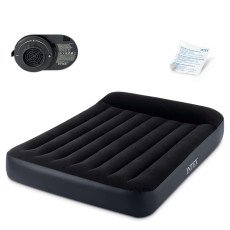 Надувной матрас 203x152x25 см со встроенным электрическим насосом INTEX 64150