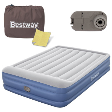 Надувной матрас 203x152x46 cm со встроенным электрическим насосом Bestway 67630