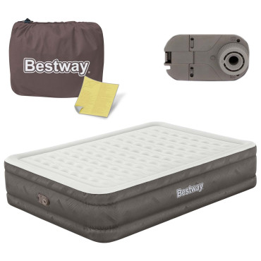 Надувной матрас 203x152x46 cm со встроенным электрическим насосом Bestway 69050