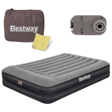Надувной матрас 203x152x46 см с встроенным электрическим насосом Bestway 67403