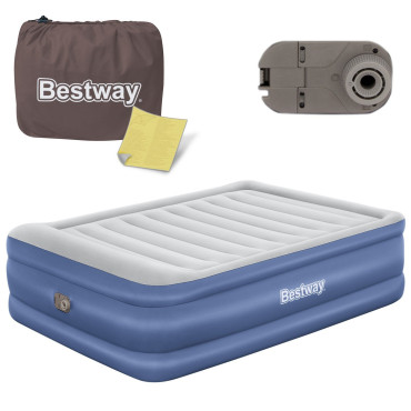 Надувной матрас 203x152x61 cm со встроенным электрическим насосом Bestway 67690
