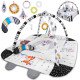 Интерактивный развивающий коврик 110 x 100 см Boho Ricokids