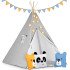 Bērnu tipi ar gaismām Nukido — pelēks