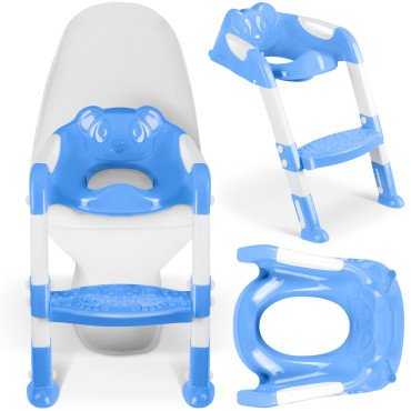 Насадка на унитаз с лесенкой «Коала» Ricokids 729100 — синяя