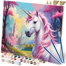 Картина по номерам 40x50 см Massido — Единорог