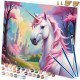 Картина по номерам 40x50 см Massido — Единорог