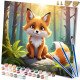 Картина по номерам 40x50 см Massido — Лисёнок