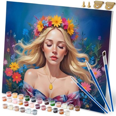 Картина по номерам 40x50 см Massido — Портрет женщины