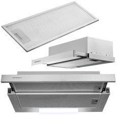 Встраиваемая телескопическая кухонная вытяжка Berdsen BE-60-LW 60 см INOX