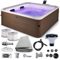 Панельное SPA с гидромассажем Amber 6 мест mSpa LED WiFi