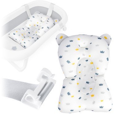 Подушка для купания Ricokids — вставка в ванночку, бело-голубая