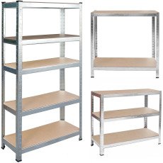Металлическая складская полка Humberg HR-810 150x75x30 см
