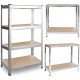 Металлический складской стеллаж 150 x 75 x 30 Plonos 470000