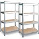 Металлический складской стеллаж комплект 2 шт 174 x 80 x 40 cm Plonos PL-701