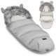 Конверт для коляски/санок Elmi Ricokids — серый