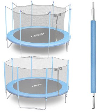 Нижний столб для сетки батута 8-15 ft синий Neo-Sport