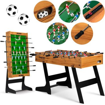 Стол для игры в настольный футбол Neo-Sport 121 x 61 x 80 cm NS-803 деревянный