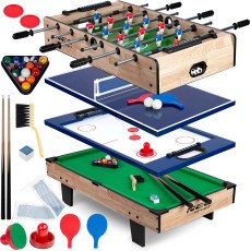 Игровой стол 4 в 1 80x43x30 cm NS-800 деревянный Neo-Sport