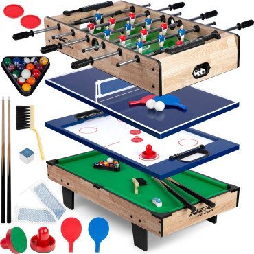 Игровой стол 4 в 1 80x43x30 cm NS-800 деревянный Neo-Sport