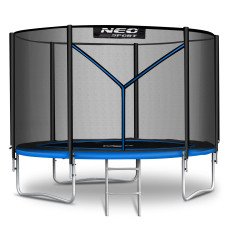 Батут садовый 8ft (252 см) с внешней сеткой и лестницей Neo-Sport