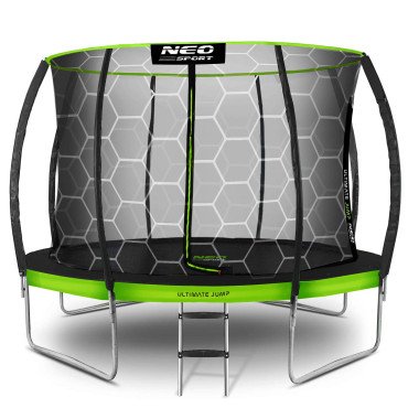 Батут садовый профильный 14ft (435 см) с внутренней сеткой Neo-Sport