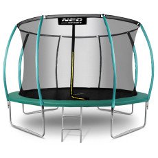 Профилированный садовый батут 12ft/374cm с внутренней сеткой Neo-Sport