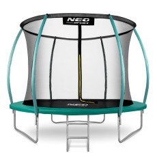 Профилированный садовый батут 8ft/252cm с внутренней сеткой Neo-Sport