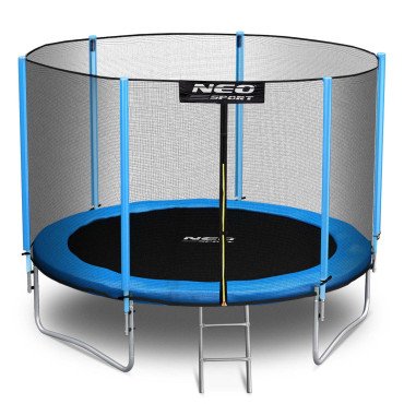 Садовая батут 10ft/312cm с внешней сеткой и лестницей Neo-Sport