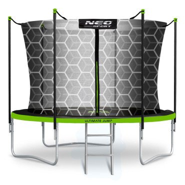 Садовая батут 10ft/312cm с внутренней сеткой и лестницей Neo-Sport