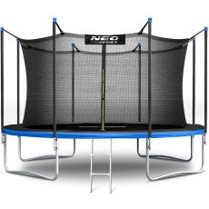 Dārza batuts 13ft/404 cm ar iekšējo sietu un kāpņu Neo-Sport