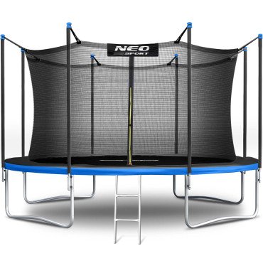 Садовая батут 13ft/404cm с внутренней сеткой и лестницей Neo-Sport
