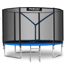 Садовый батут 10ft/312cm с внешней сеткой и лестницей Neo-Sport
