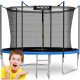 Садовый батут 8ft/252cm с внутренней сеткой и лестницей Neo-Sport