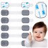 Блокировка открытия шкафчиков Ricokids 798101 6 шт — серая