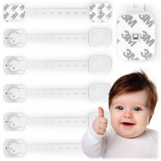 Блокировка открытия шкафчиков Ricokids 798200 6 шт — белая