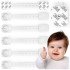 Блокировка открытия шкафчиков Ricokids 798200 6 шт — белая