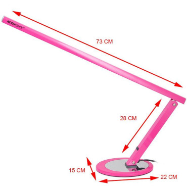 Настольная лампа Slim 20W Pink (102240)