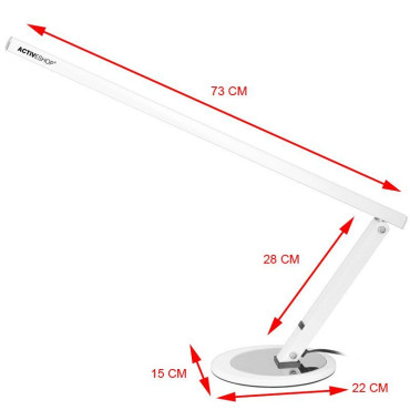 Настольная лампа Slim 20W White (102237)