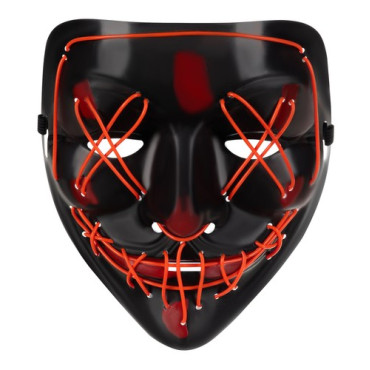 Хэллоуин LED маска для лица (16717)