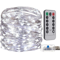 USB 300 LED гирлянда Cold White (17242)