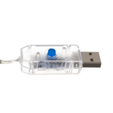 Рождественская гирлянда USB 300 LED Cold White (17217)