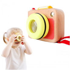 Bērnu kamera Classic World Koka rotaļlieta ar objektīvu