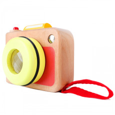 Bērnu kamera Classic World Koka rotaļlieta ar objektīvu