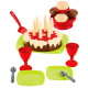 Zestaw urodzinowy z tortem i akcesoriami 25 elementów Ecoiffier