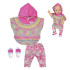 Baby Born Clothes Poncho un šorti lellēm 43 cm