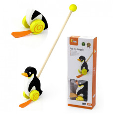 Viga Toys Деревянный пингвин Толкатель