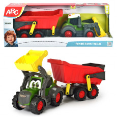 DICKIE ABC Happy Fendt traktors ar piekabi 65cm